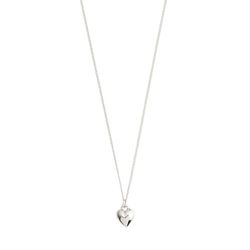 Pilgrim Recycled heart necklace - Afrodite - silver (SILVER)