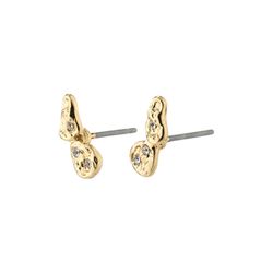 Pilgrim Crystal earrings - Quinn - gold (GOLD)