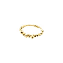 Pilgrim Recycled bubbles ring - Solidarity - gold (GOLD)