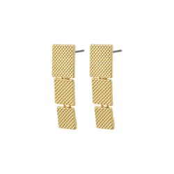 Pilgrim Recycled earrings - Klaudia - gold (GOLD)