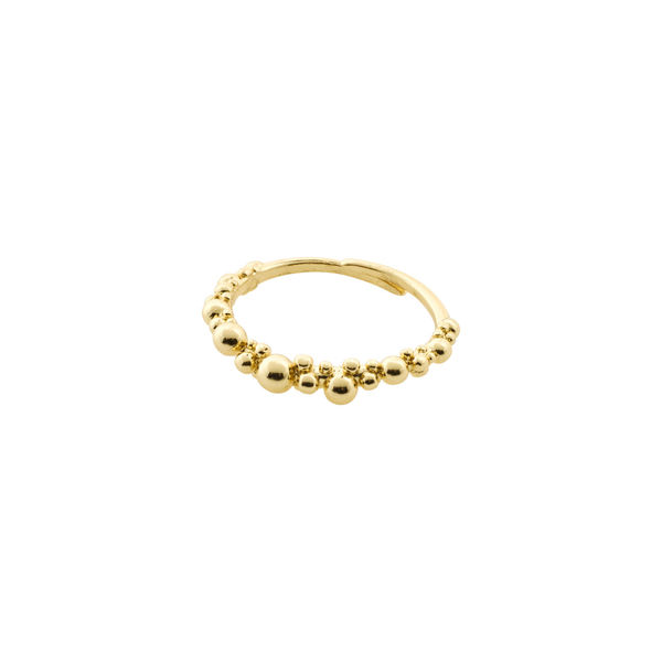 Pilgrim Recycelter Bubble-Ring - Solidarity - gold (GOLD)