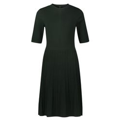 Zero Knit dress with pleats - green (5149)