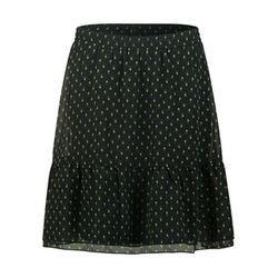 Zero Chiffon skirt with flounces - green (5867)