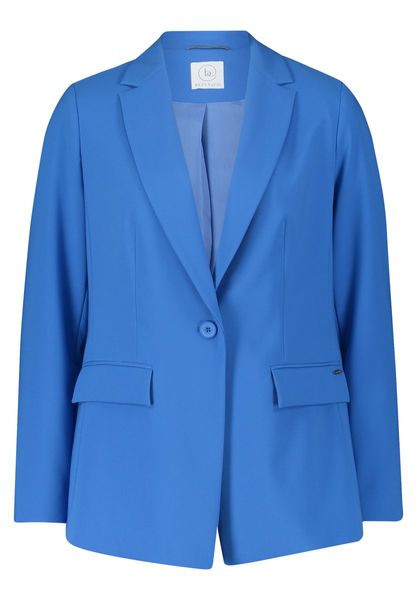 Betty & Co Long blazer - blue (8126)