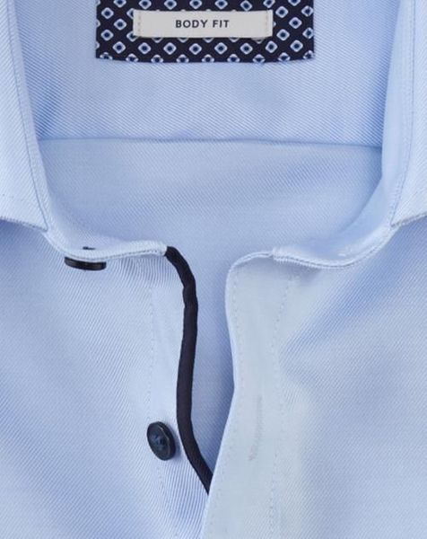 Olymp Body fit : chemise d'affaires - bleu (12)
