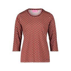 So Cosy Shirt court manches 3/4 - rouge/beige (4884)