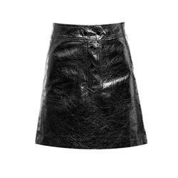 BSB Metallic mini skirt - black (BLACK )