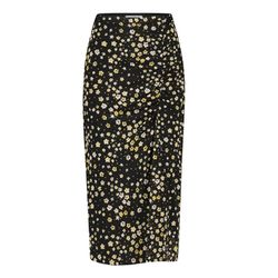 Fabienne Chapot Midi skirt - Jessy  - black/yellow (9001-5017)