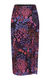 Fabienne Chapot Midirock mit Blumenmuster - Jessy - violet/schwarz/pink/lila (9001-7317)