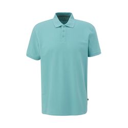 Q/S designed by Polo-Shirt aus Baumwolle  - grün/blau (6134)