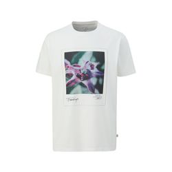 Q/S designed by T-shirt with front print - white (01D0)