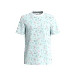 s.Oliver Red Label T-shirt with all-over print  - white/green (01A1)