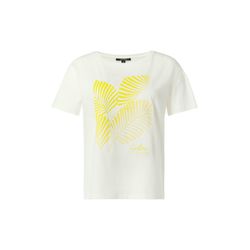 comma T-shirt in modal mix  - white (01D3)