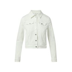comma Cropped cotton blend denim jacket - white (0120)
