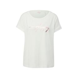 s.Oliver Red Label T-shirt en viscose   - blanc (02D1)