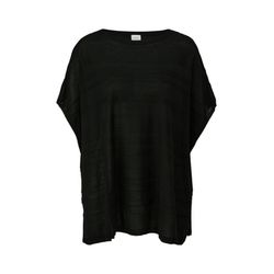 s.Oliver Red Label Knitted poncho in a viscose blend  - black (9999)