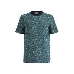 s.Oliver Red Label T-shirt with all-over print  - blue (59A1)