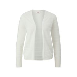 s.Oliver Red Label Cardigan with patterned structure   - white (0210)