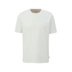 Q/S designed by T-shirt with printed label - white (01D1)