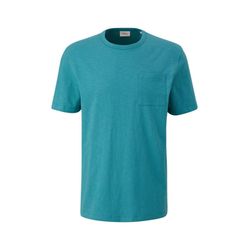 s.Oliver Red Label T-shirt avec poche poitrine   - bleu (6565)