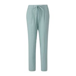 Q/S designed by Regular: straight-leg trousers - blue (6103)