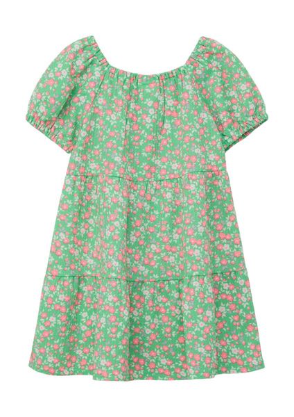 s.Oliver Red Label Crepe dress with puffed sleeves   - green (73A4)