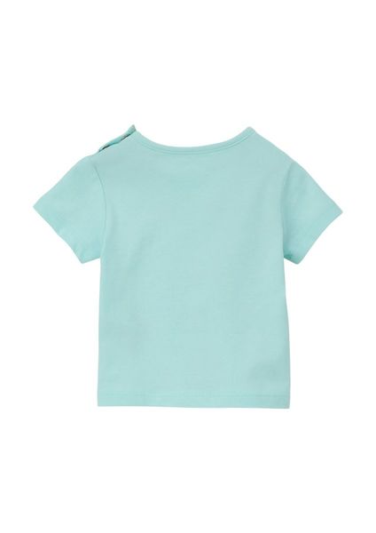 s.Oliver Red Label T-shirt avec écriture imprimée  - bleu (6006)