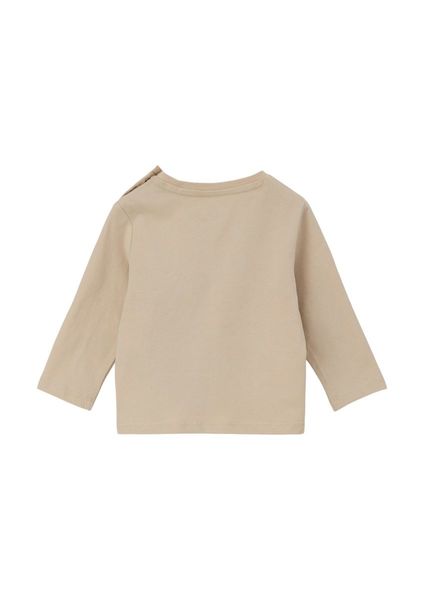 s.Oliver Red Label Longsleeve with front print  - beige (8008)