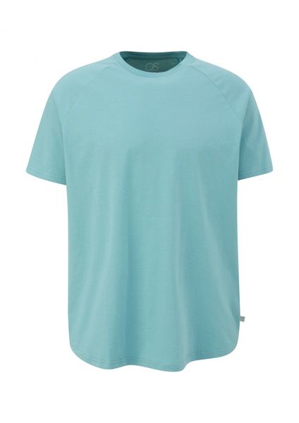 Q/S designed by Klassisches T-Shirt aus reiner Baumwolle - blau (6134)