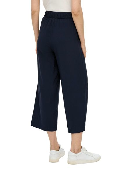 s.Oliver Red Label Relaxed fit: viscose culottes - blue (5959)