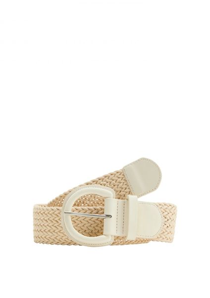 s.Oliver Red Label Belt with braided pattern - beige (8105)