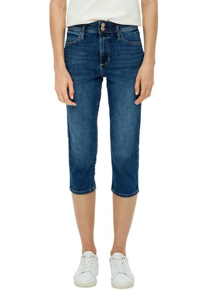 s.Oliver Red Label Slim Fit Capri-Jeans Betsy - blau (57Z3)