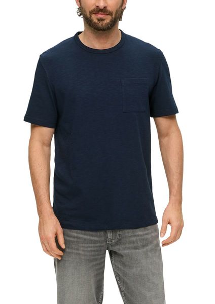 s.Oliver Red Label T-Shirt mit Brusttasche   - blau (5978)
