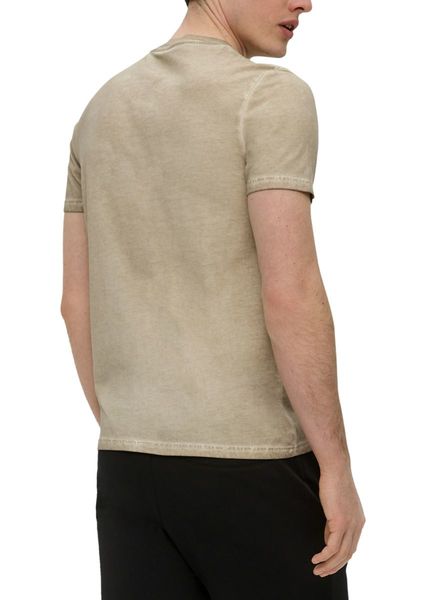 Q/S designed by T-shirt avec imprimé sur le devant - beige (81D0)