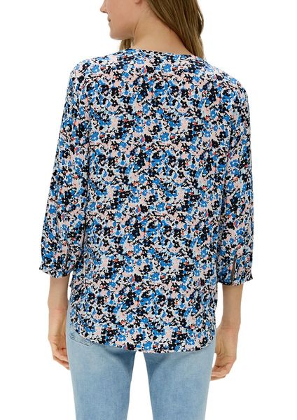 s.Oliver Red Label Tunic blouse with all-over print   - blue (59A4)