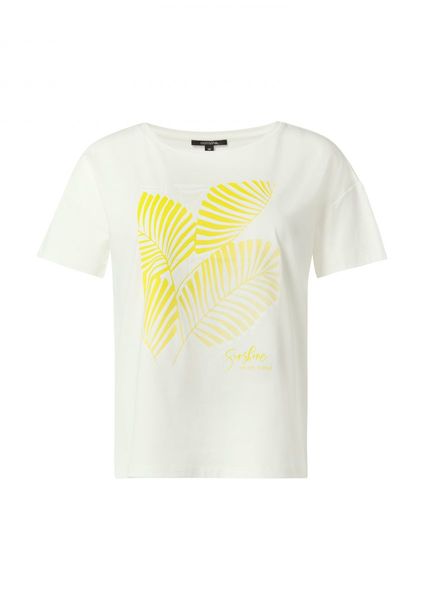 comma T-shirt in modal mix  - white (01D3)
