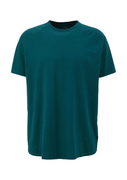 Q/S designed by Klassisches T-Shirt aus reiner Baumwolle - blau (6765)