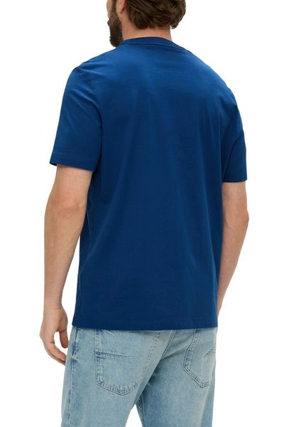 s.Oliver Red Label T-Shirt mit Artwork - blau (56D1)