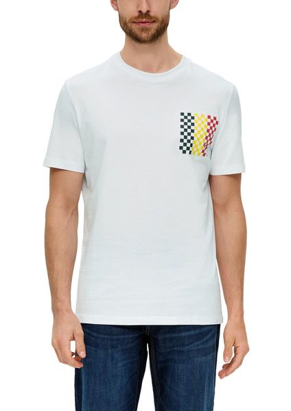 s.Oliver Red Label T-shirt with print - white (01D8)