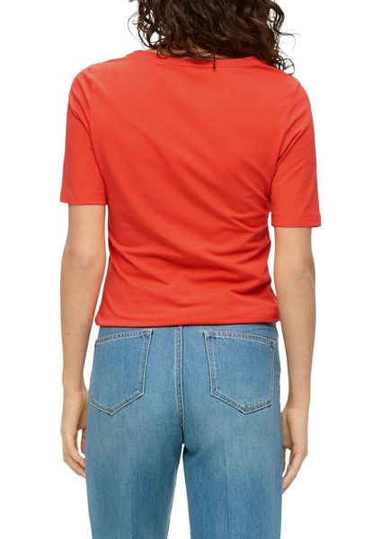 s.Oliver Red Label T-Shirt aus Baumwollstretch - orange (25D1)