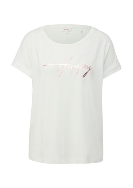 s.Oliver Red Label T-shirt en viscose   - blanc (02D1)