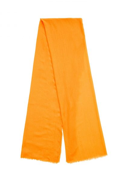 s.Oliver Red Label Plain-colored scarf made of lightweight polyester - orange (2310)