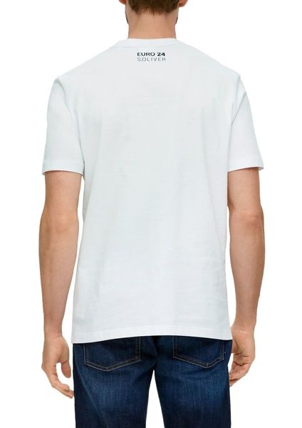 s.Oliver Red Label T-Shirt mit Print - weiß (01D8)