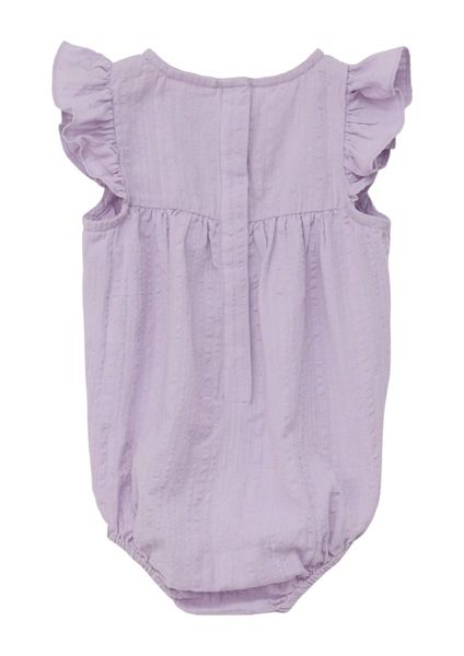 s.Oliver Red Label Short-sleeved ruffled jumpsuit  - purple (4704)