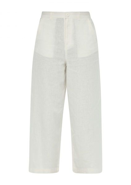 Q/S designed by Linen blend culottes - white (0200)