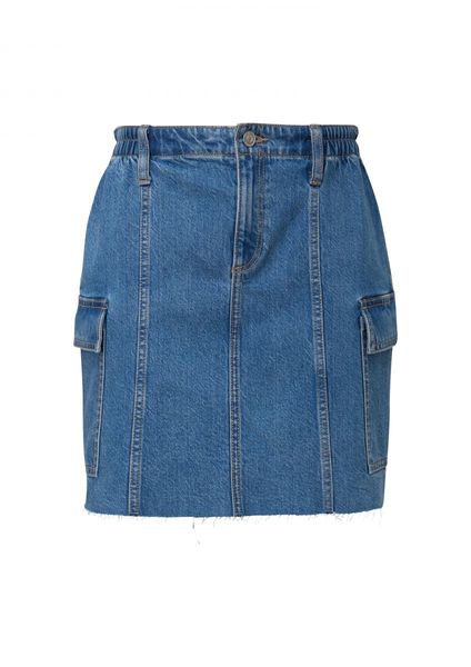 Q/S designed by Denim mini skirt  - blue (56Z7)