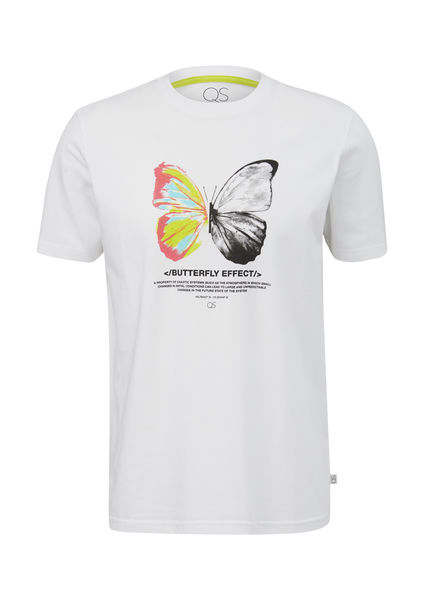 Q/S designed by T-shirt en coton - blanc (01D0)