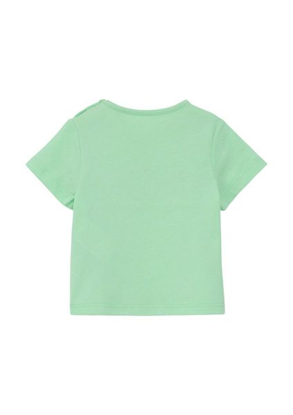 s.Oliver Red Label T-shirt with front print  - green (7300)