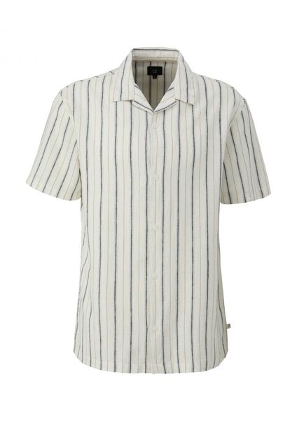 Q/S designed by Linen blend shirt   - white (01G0)