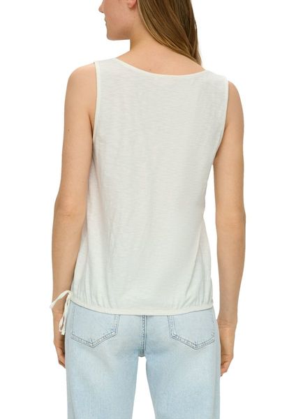 s.Oliver Red Label T-shirt sans manches avec broderie - blanc (0210)